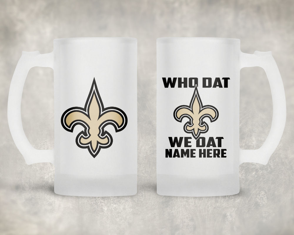 Frosted Beer Mug 16oz (Custom)
