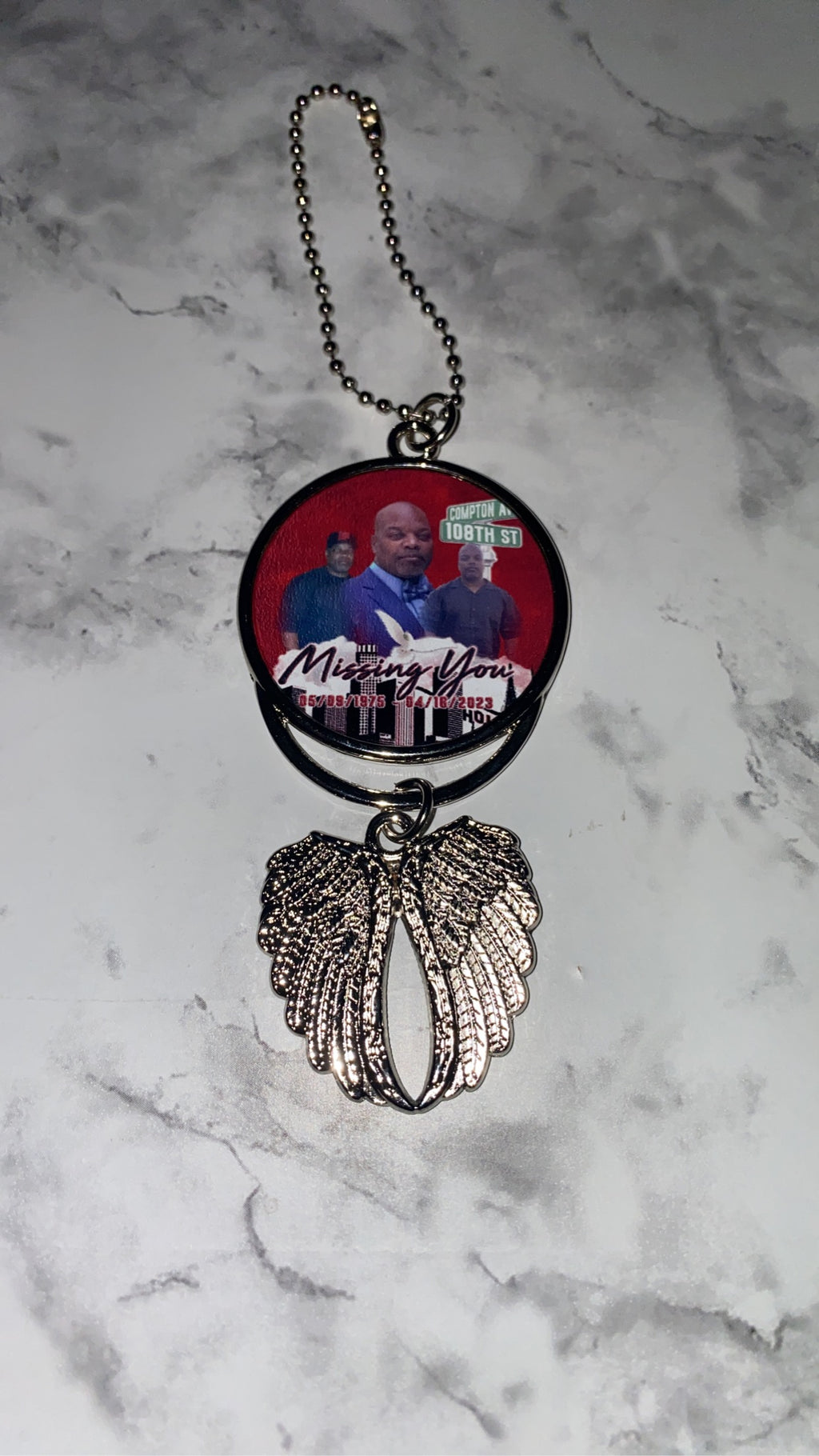 Angel Wings Ornament (custom)