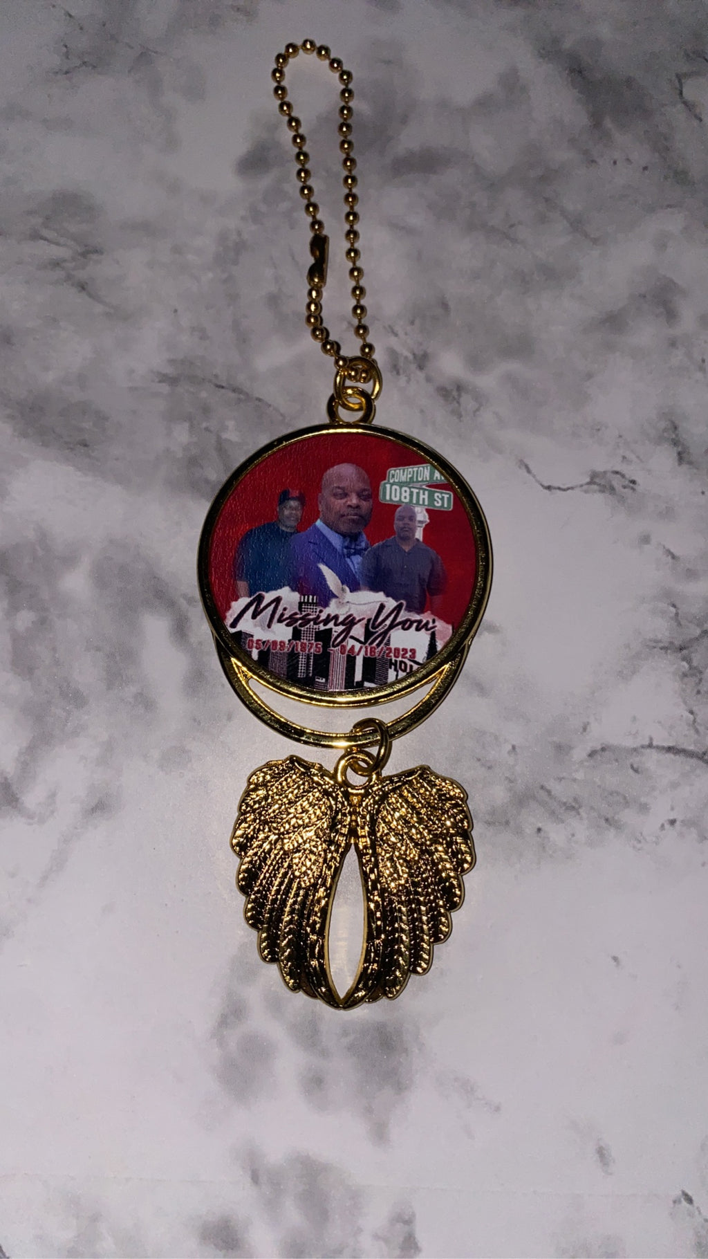 Angel Wings Ornament (custom)