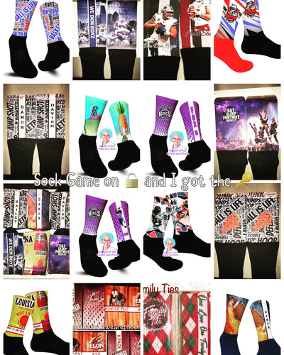 ATHLETIC CREW SOCKS - CUSTOM