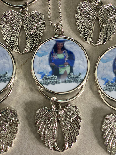 Angel Wings Ornament (custom)