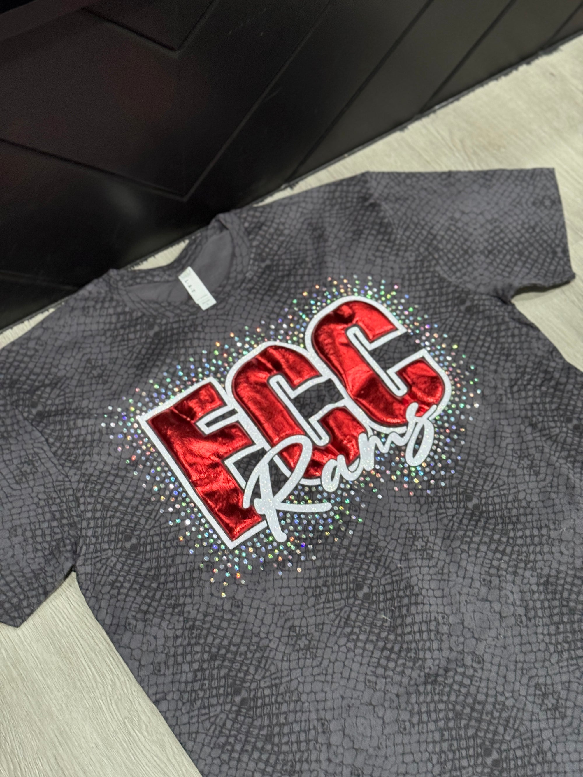 School Mascot Spangle Shirt (Custom)
