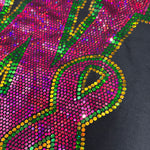 Breast Cancer Letter Spangle Shirt (Custom)