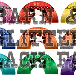 Barn & Glitter Clack Fan (Custom)