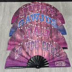 Wood & Glitter Clack Fan (Custom)