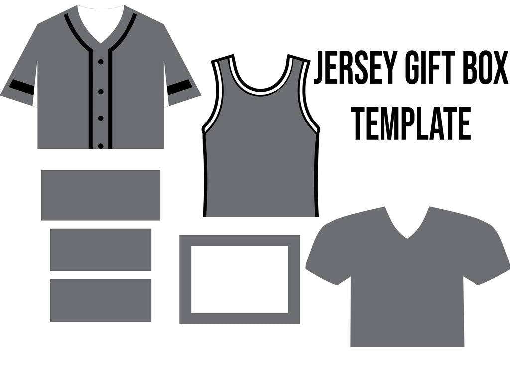 Jersey Gift Box Template (Digital Download ONLY)
