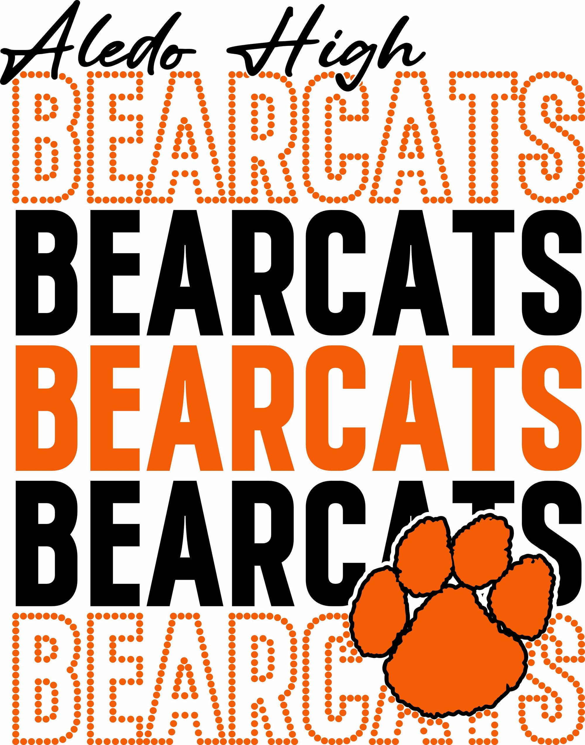 Custom Stacked Spangle SVG (Digital Download ONLY)