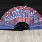 Wood & Glitter Clack Fan (Custom)