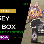 Jersey Gift Box Template (Digital Download ONLY)