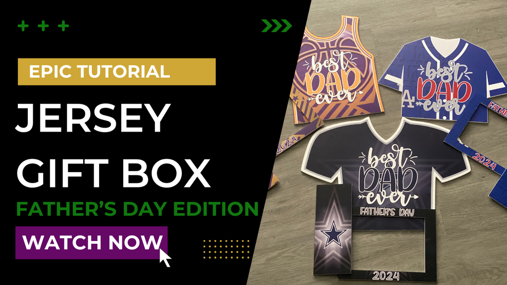 Jersey Gift Box Template (Digital Download ONLY)