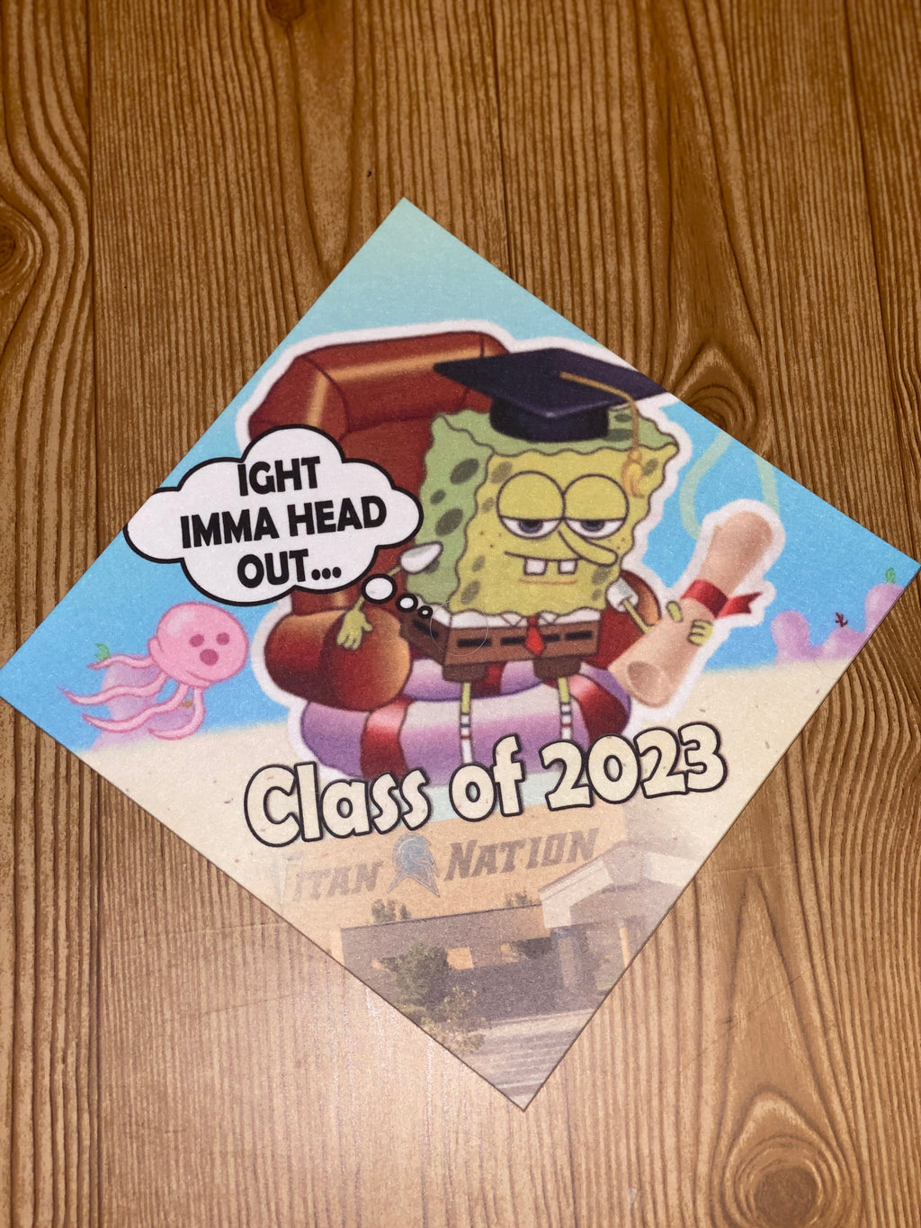 Grad Cap Topper (blank)