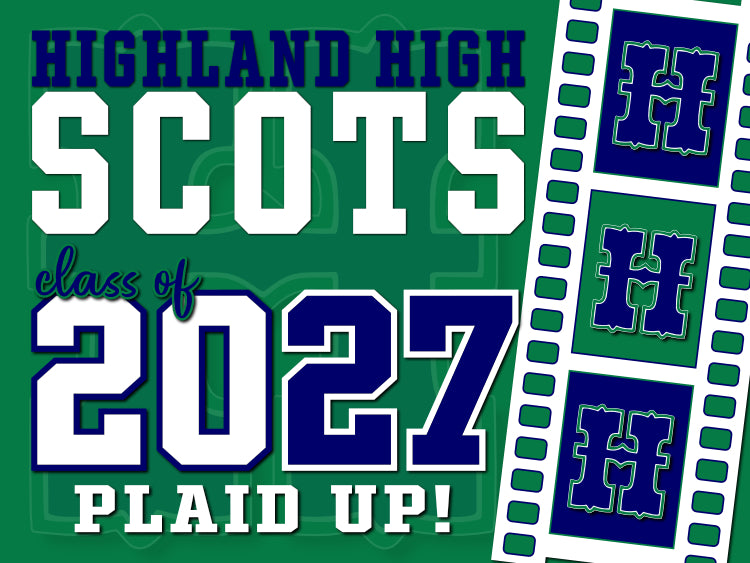 Class of 2027 Yard Sign (custom)