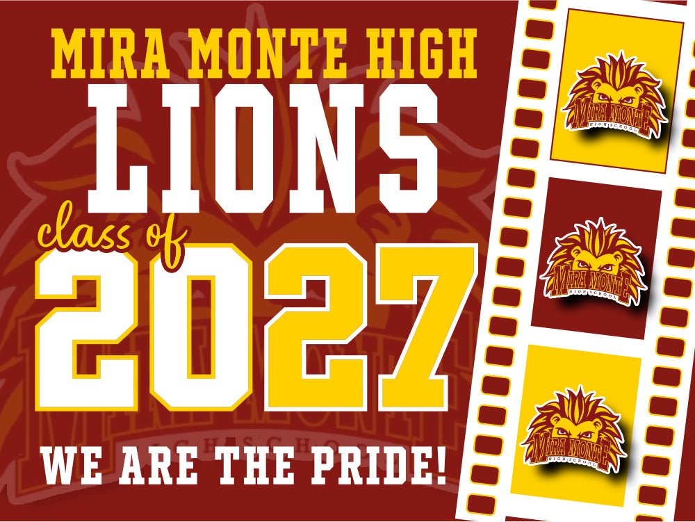 Class of 2027 Yard Sign (custom)