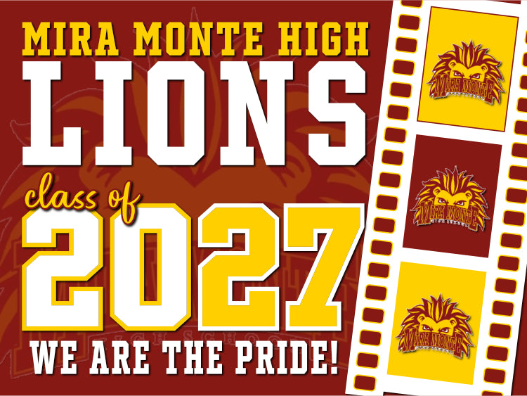 Class of 2027 Yard Sign (custom)