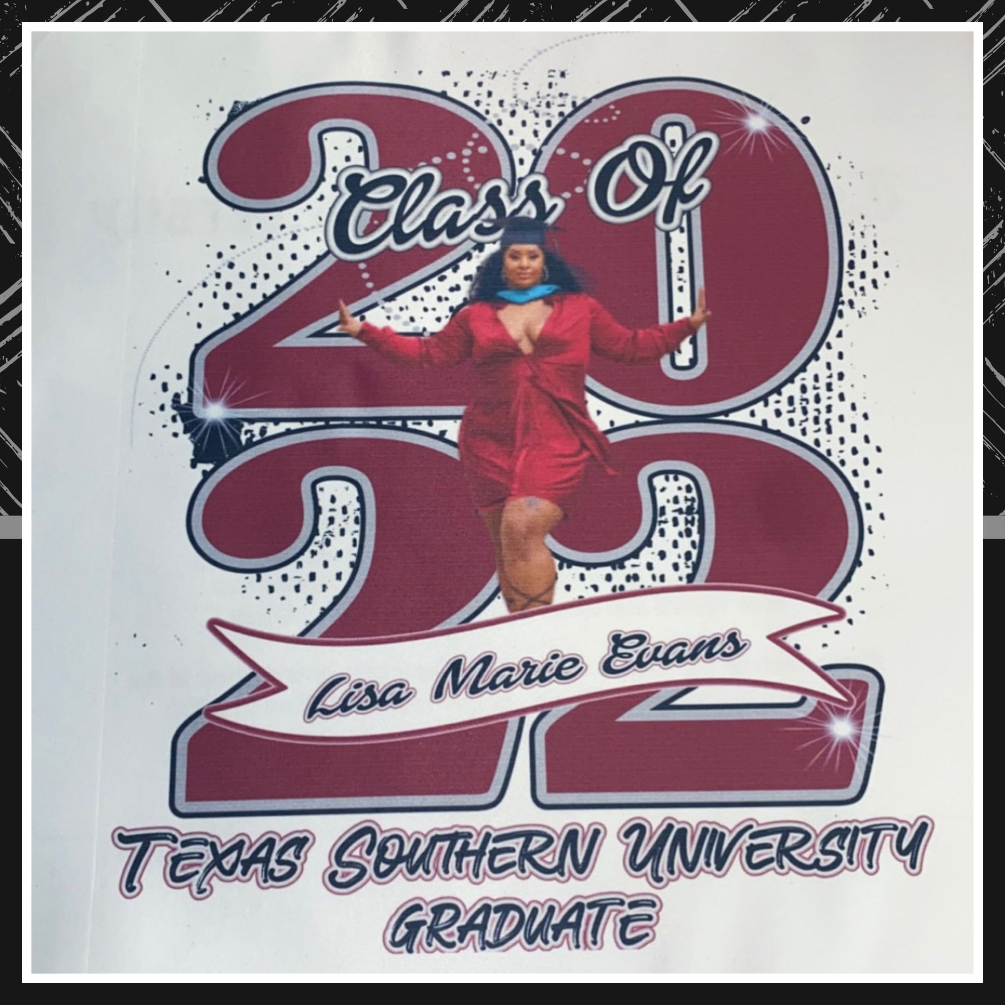 Grad Ribbon Shirt (custom)