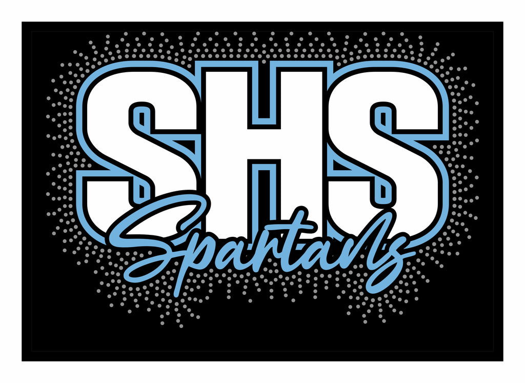 Custom School Mascot Spangle SVG (Digital Download ONLY)