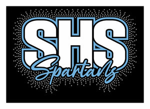 Custom School Mascot Spangle SVG (Digital Download ONLY)