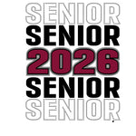Senior/2026 Stacked Spangle SVG (Digital Download ONLY)