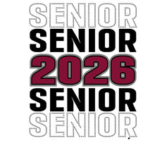 Load image into Gallery viewer, Senior/2026 Stacked Spangle SVG (Digital Download ONLY)
