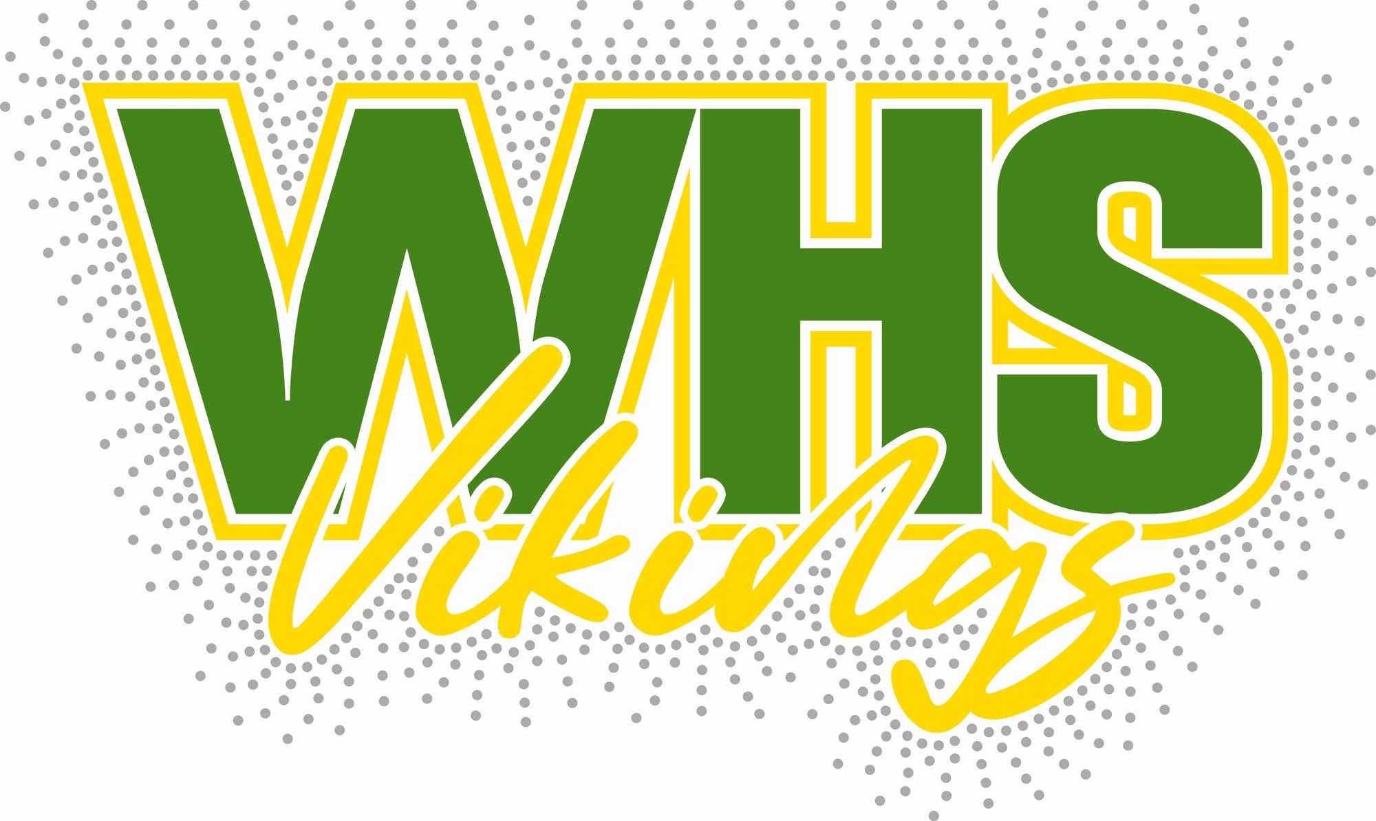 Custom School Mascot Spangle SVG (Digital Download ONLY)