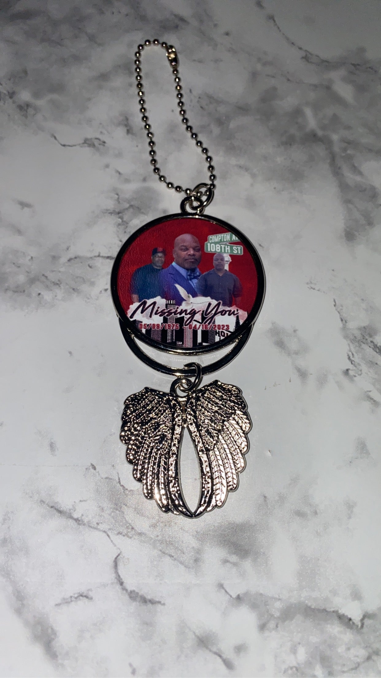 Angel Wings Ornament (custom)