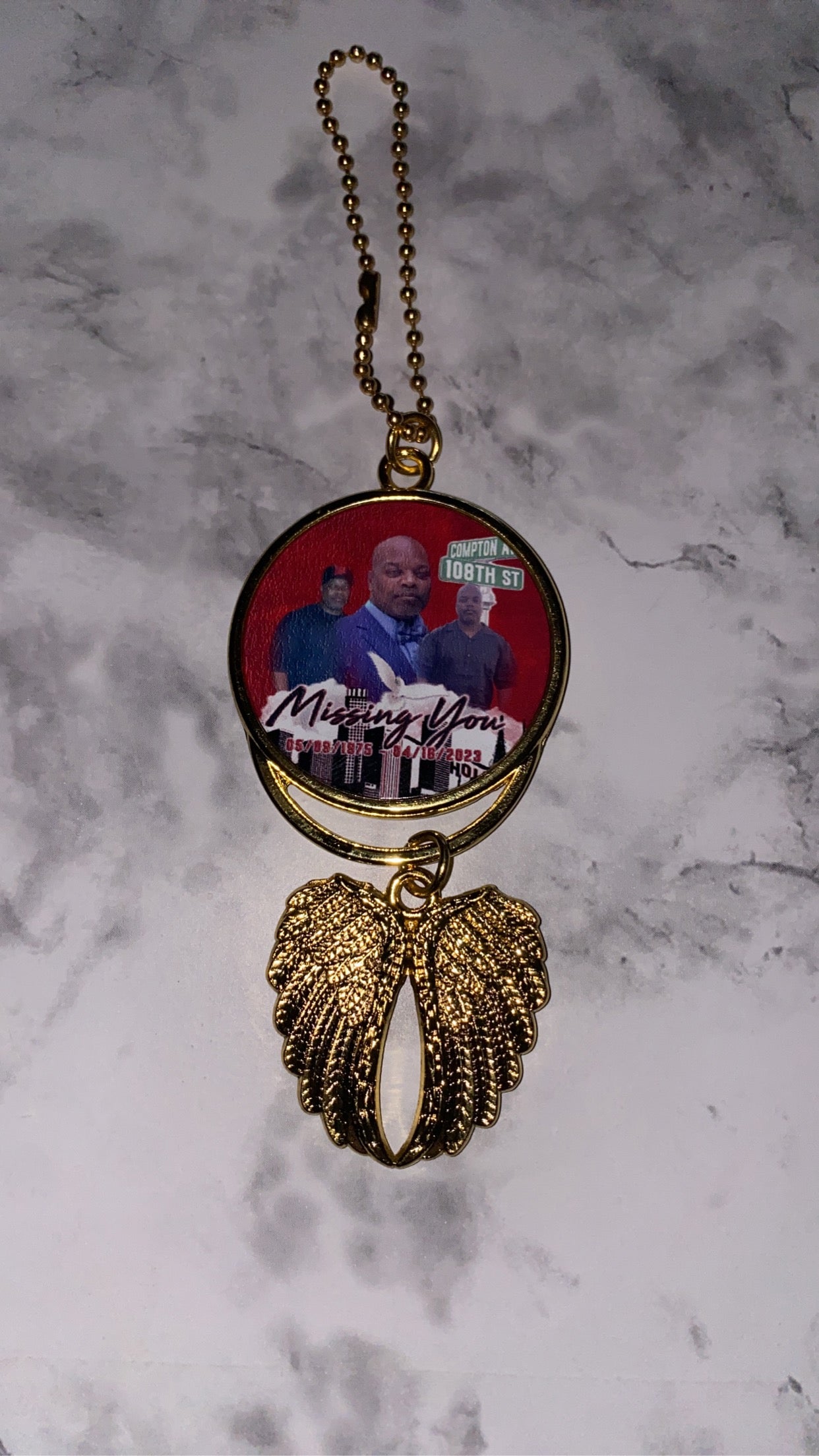 Angel Wings Ornament (custom)