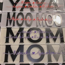 Load and play video in Gallery viewer, Mother’s Day Name Tiles
