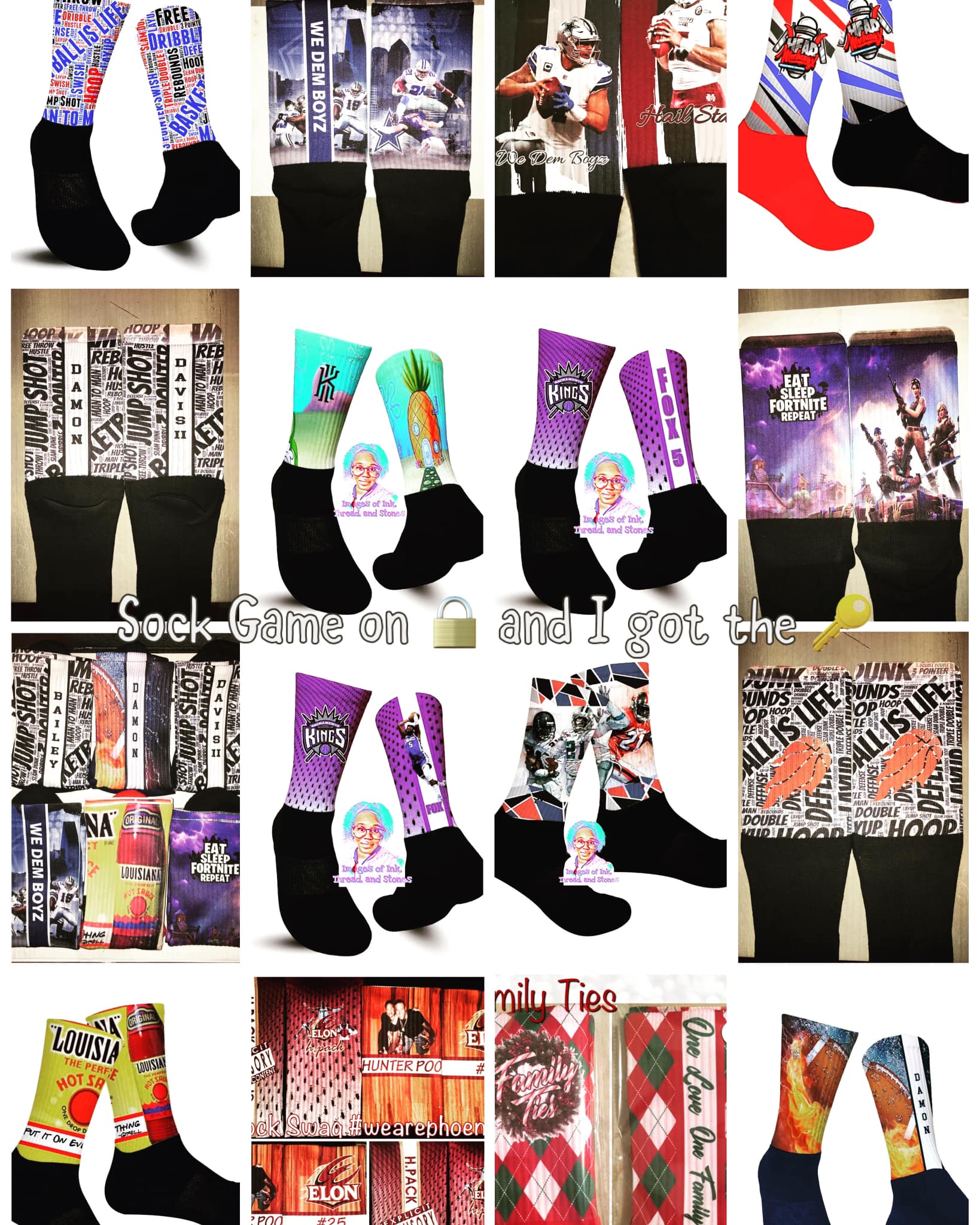 ATHLETIC CREW SOCKS - CUSTOM