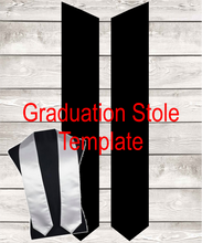 Load image into Gallery viewer, Graduation Stole Template
