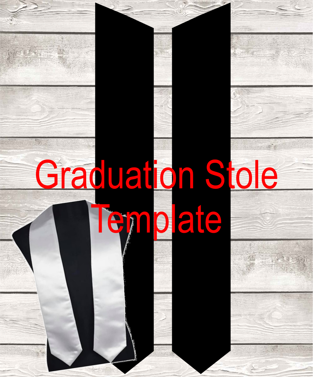 Graduation Stole Template