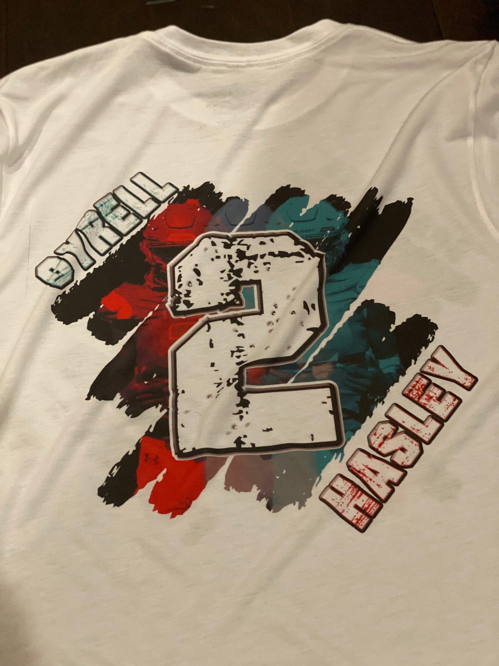 Paint Stroke Sports Shirt (Custom)