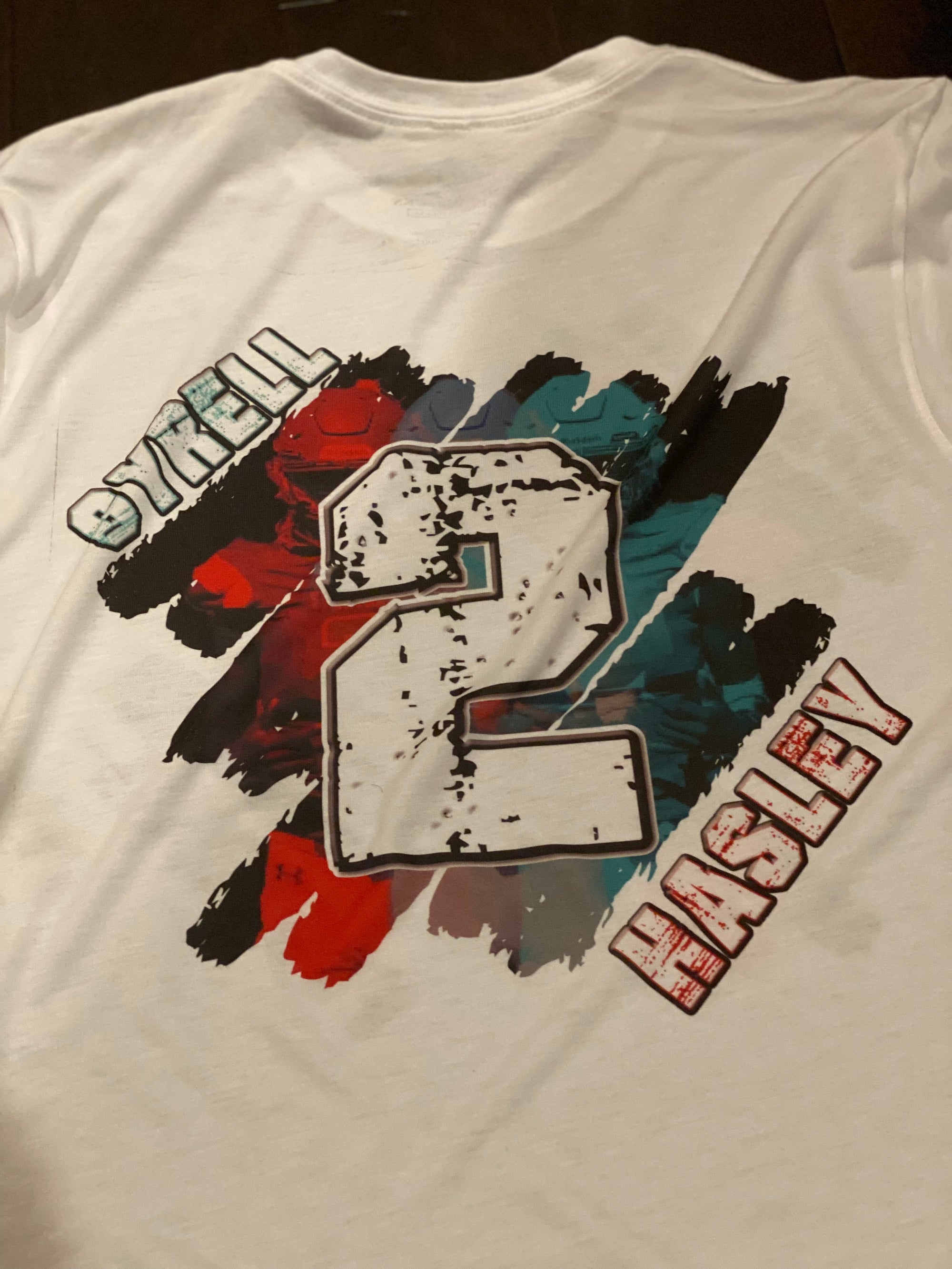 Paint Stroke Sports Shirt (Custom)