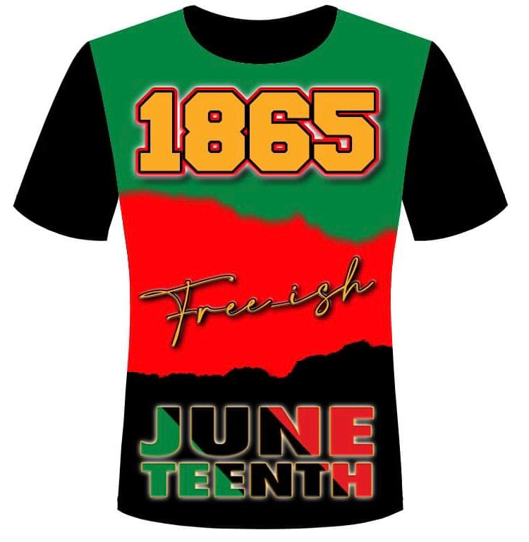 Juneteenth Freeish All Over Print PNG (Digital Download ONLY)