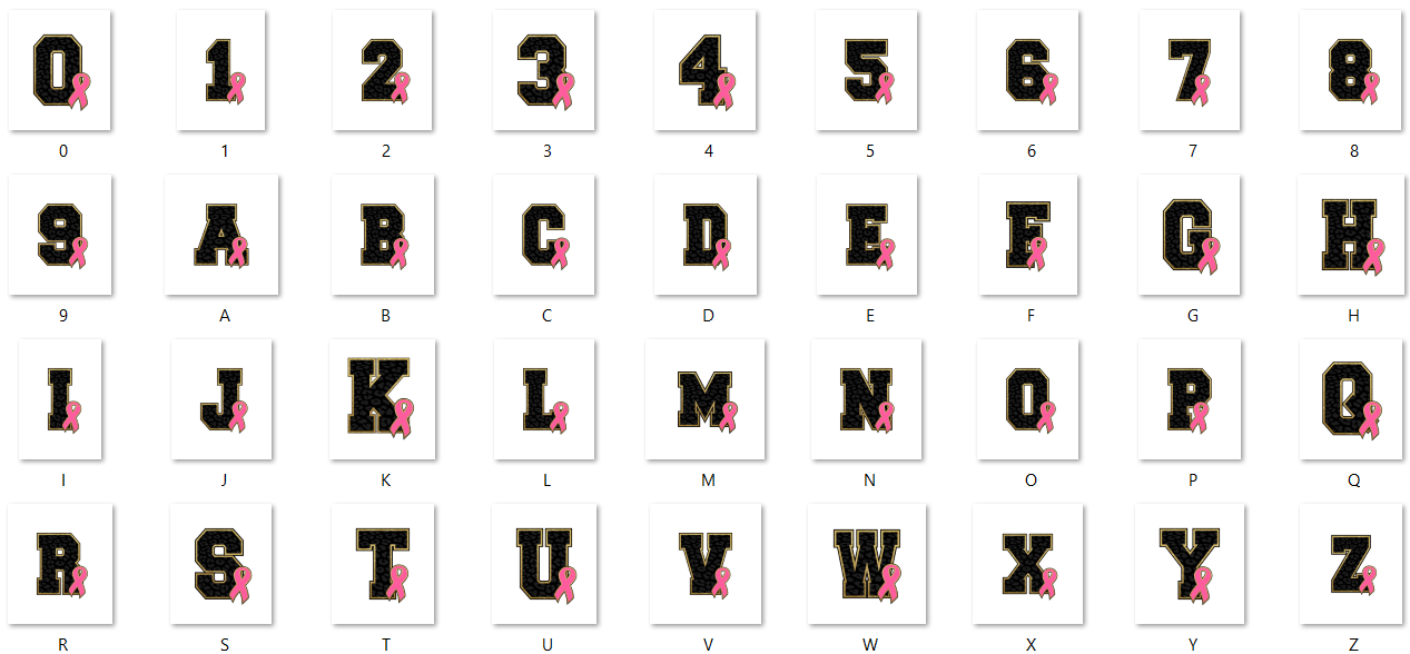 Bcacity Letters BCA Block Letters BLACK PNG (Digital Download ONLY) – Images of Ink