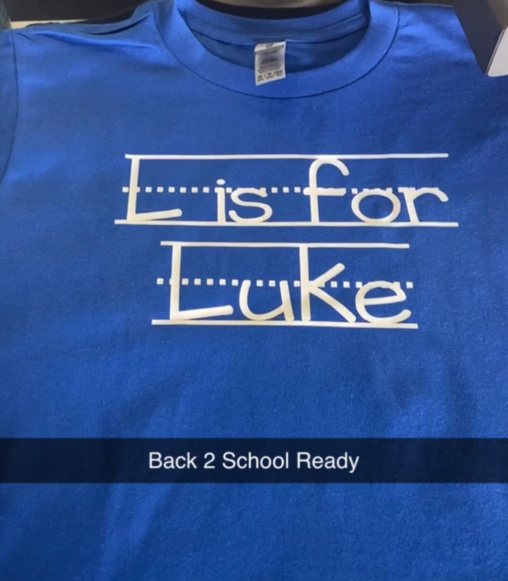 Back 2 School Shirt (custom)