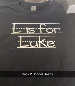 Back 2 School Shirt (custom)