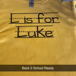 Back 2 School Shirt (custom)