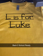 Load image into Gallery viewer, Back 2 School Shirt (custom)
