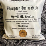 Diploma Pillow