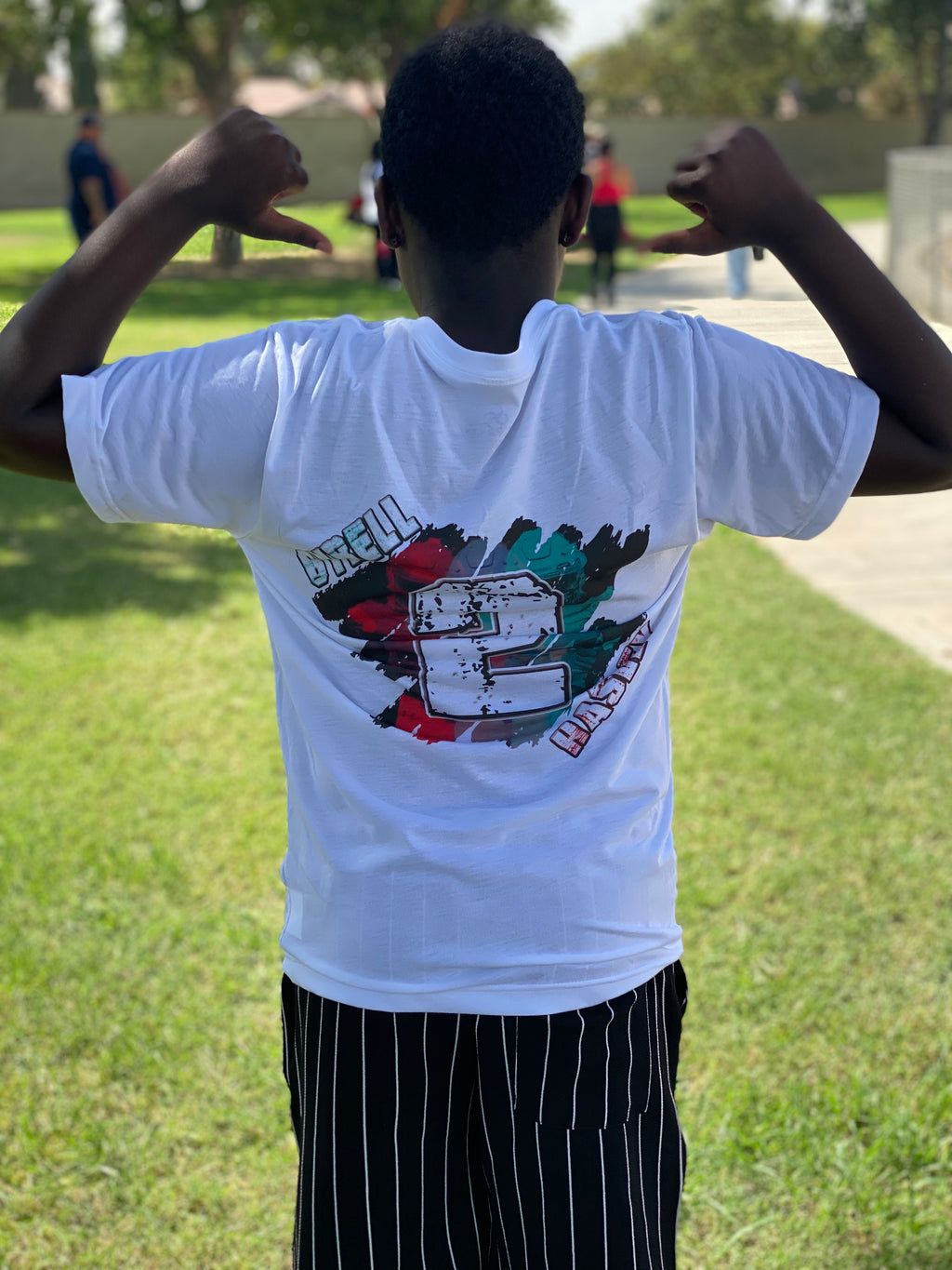 Paint Stroke Sports Shirt (Custom)