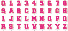 Load image into Gallery viewer, BCA Block Letters PINK PNG (Digital Download ONLY)
