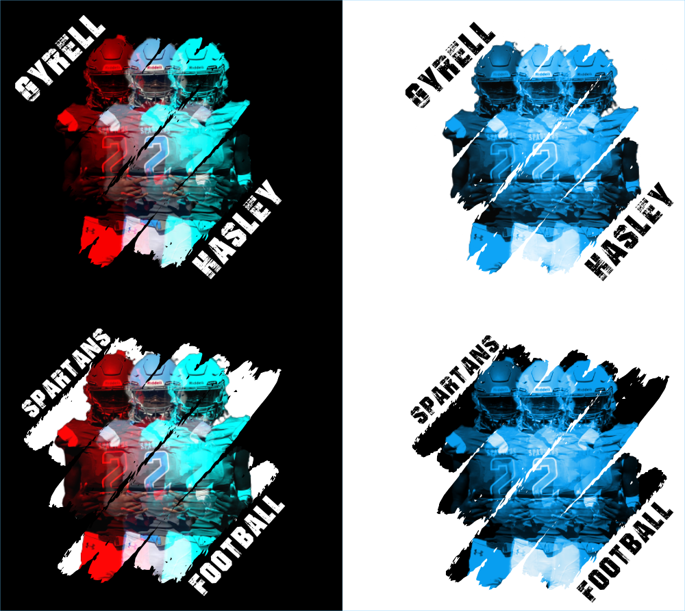 Paint Stroke Sports Shirt (Custom)