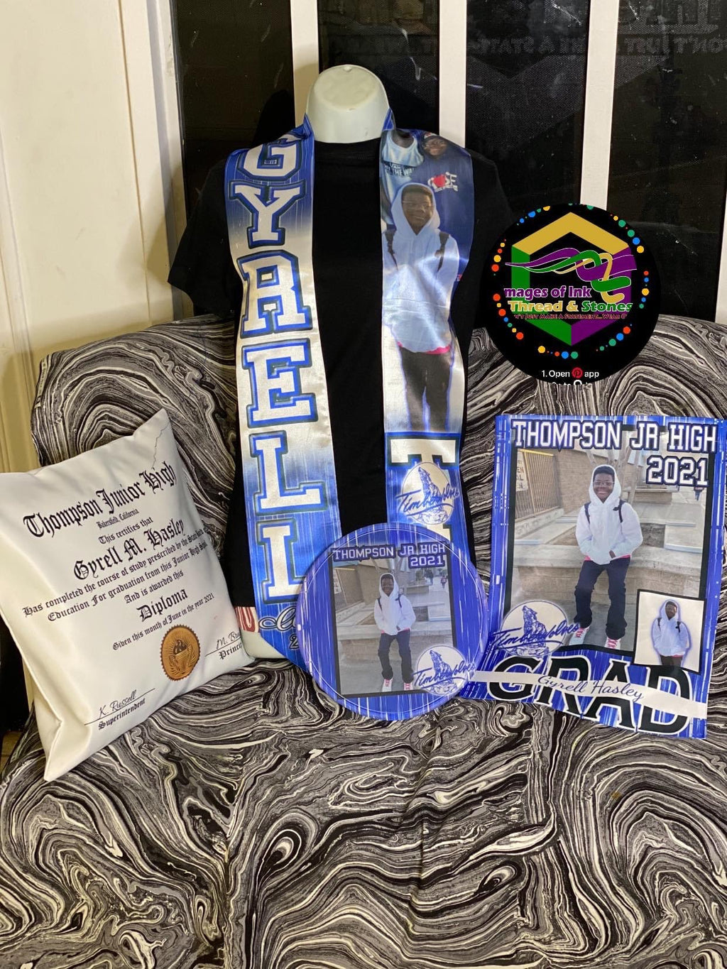 Graduation Stole Template